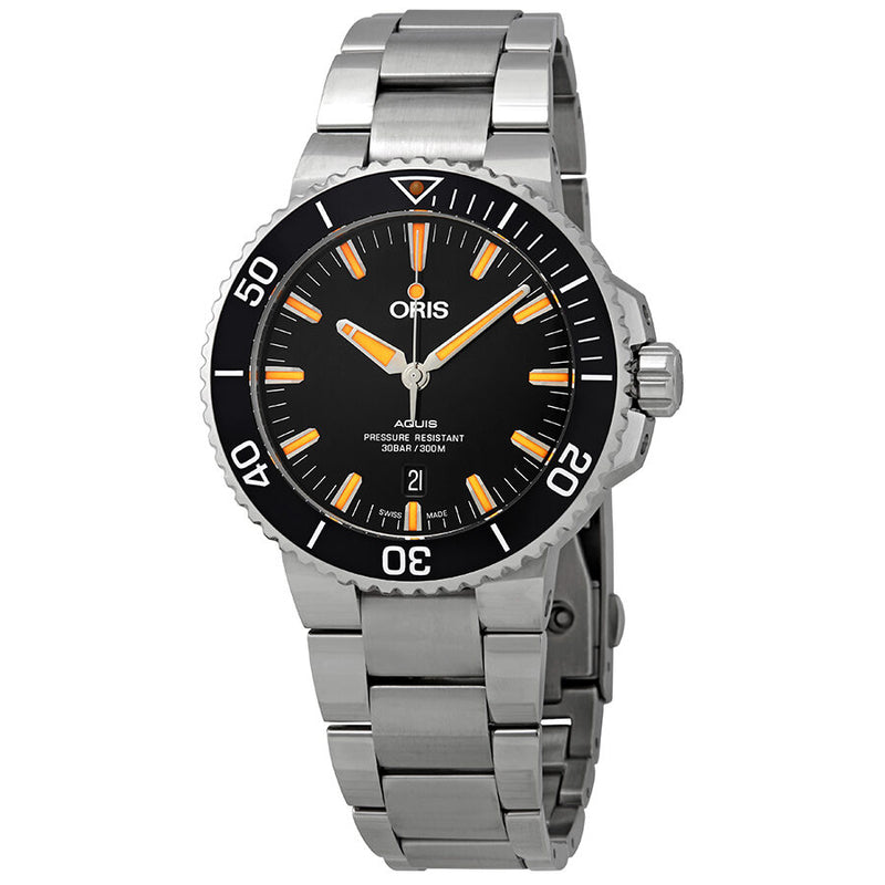 Oris Aquis Date Automatic Black Dial Men's Watch #01 733 7730 4159-07 8 24 05PEB - Watches of America