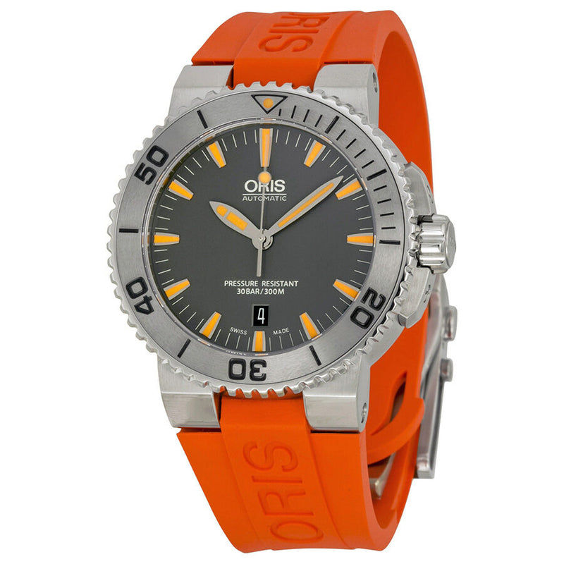 Oris aquis date orange sales
