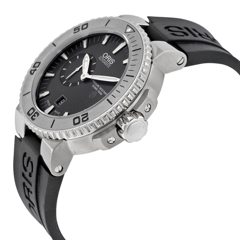 Oris Aquis Grey Dial Rubber Automatic Men's Watch 743-7664-7253RS #01 743 7664 7253-07 4 26 34TEB - Watches of America #2