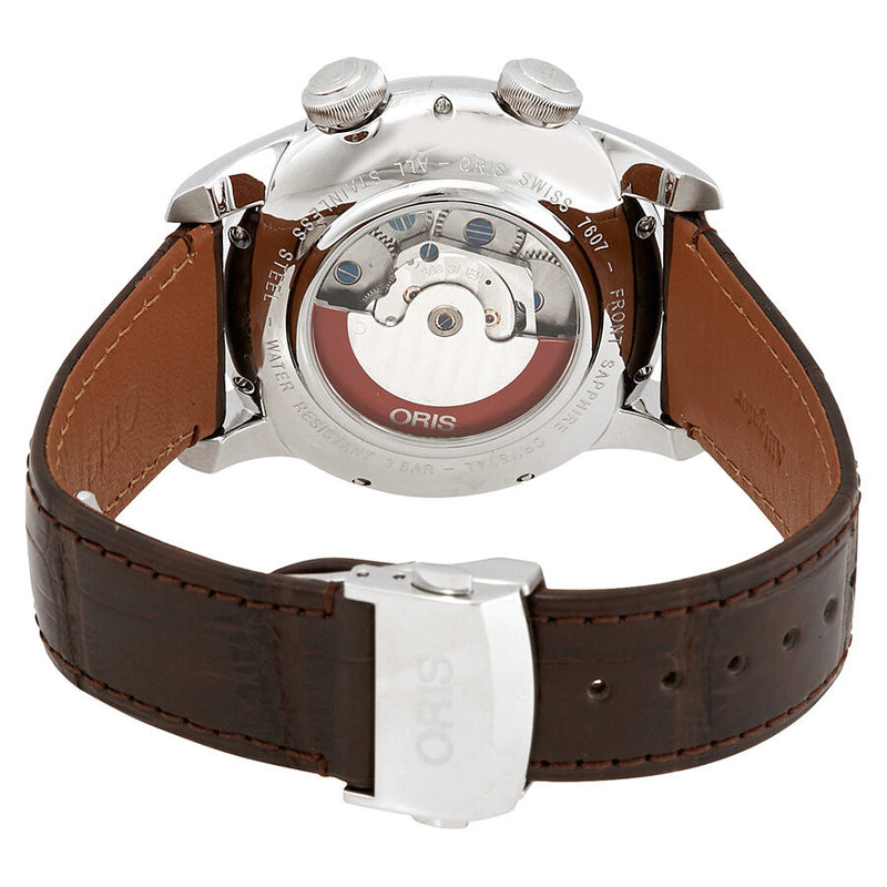 Oris Artelier Alarm Automatic Silver Dial Men's Watch #01 908 7607 4091-Set LS - Watches of America #3