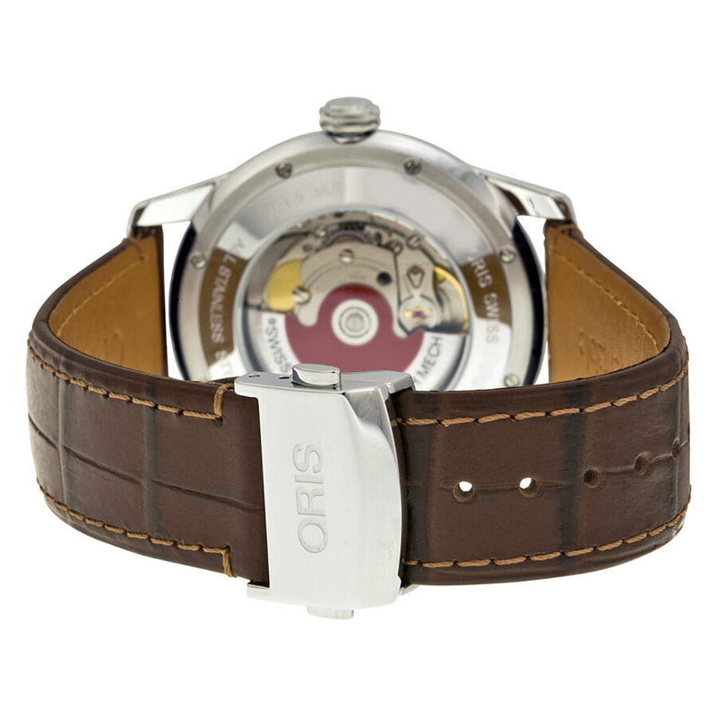 Oris Artelier Automatic Silver Dial Brown Leather Men's Watch 733-7670-4071LS #01 733 7670 4071-07 1 21 73FC - Watches of America #3