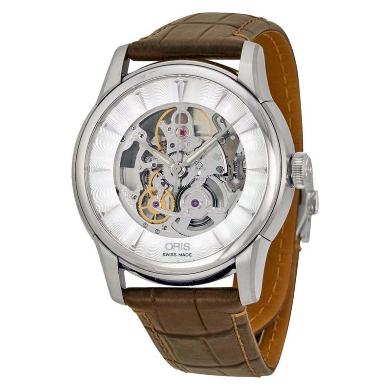 Oris Artelier Automatic Skeleton Dial Men's Watch 73476704051#01 734 7670 4051-07 1 21 73FC - Watches of America