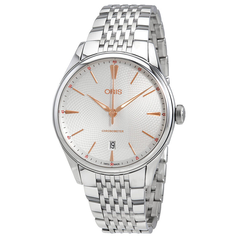 Oris Artelier Chronometer Automatic Silver Dial Men's Watch 737-7721-4031MB#01 737 7721 4031-07 8 21 79 - Watches of America