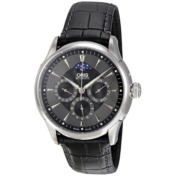 Oris Artelier Complication Moonphase Automatic Men's Watch 581-7592-4054LS#01 581 7592 4054 07 5 21 71FC - Watches of America