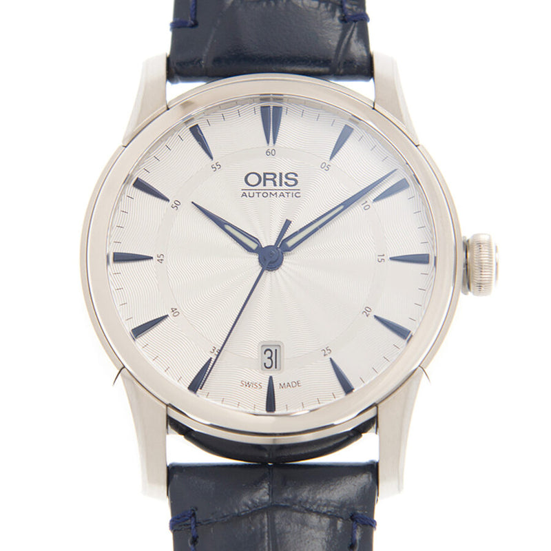 Oris Artelier Date Automatic Silver Dial Unisex Watch #733 7670 4031 1 21 75FC - Watches of America #2