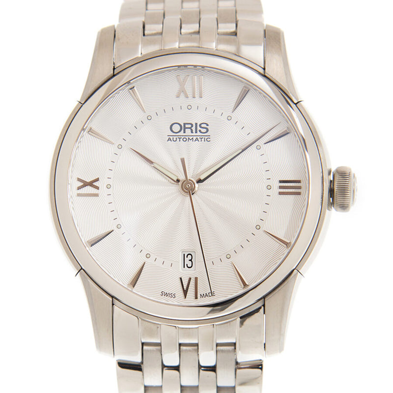 Oris Artelier Date Automatic Silver Dial Unisex Watch #733 7670 4071 8 21 77 - Watches of America #2