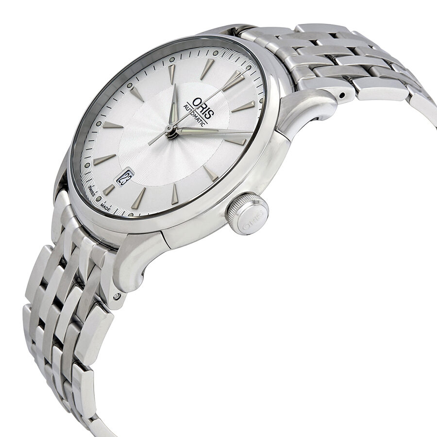 Oris Artelier Date Silver Dial Automatic Men s Steel Watch 01 733