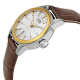 Oris Artelier Date Automatic Silver Dial Brown Leather Ladies Watch #01 561 7687 4351-07 5 14 70FC - Watches of America #2