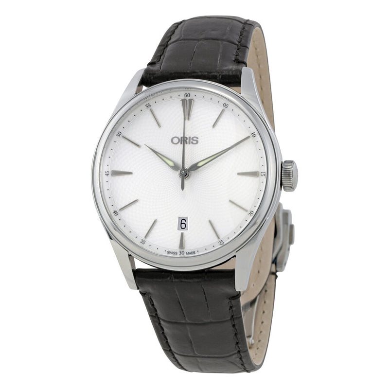 Oris Artelier Date Silver Dial Men's Watch #01 733 7721 4051-07 5 21 64FC - Watches of America