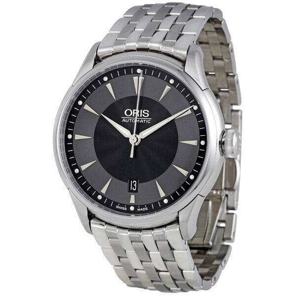 Oris Artelier Date Stainless Steel Automatic Men's Watch 733-7591-4054MB#01 733 7591 4054 07 8 21 73 - Watches of America