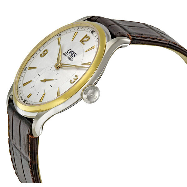 Oris Artelier Silver Guilloche Dial Mechanical Men's Watch #396-7580-4351LS - Watches of America #2