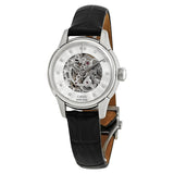 Oris Artelier Skeleton Dial Automatic Ladies Leather Watch 560-7687-4019LS#01 560 7687 4019-07 5 14 60FC - Watches of America