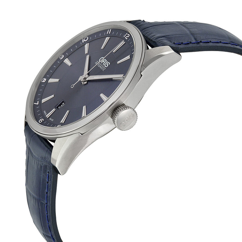 Oris Artix Reloj autom tico para hombre con esfera azul y cuero