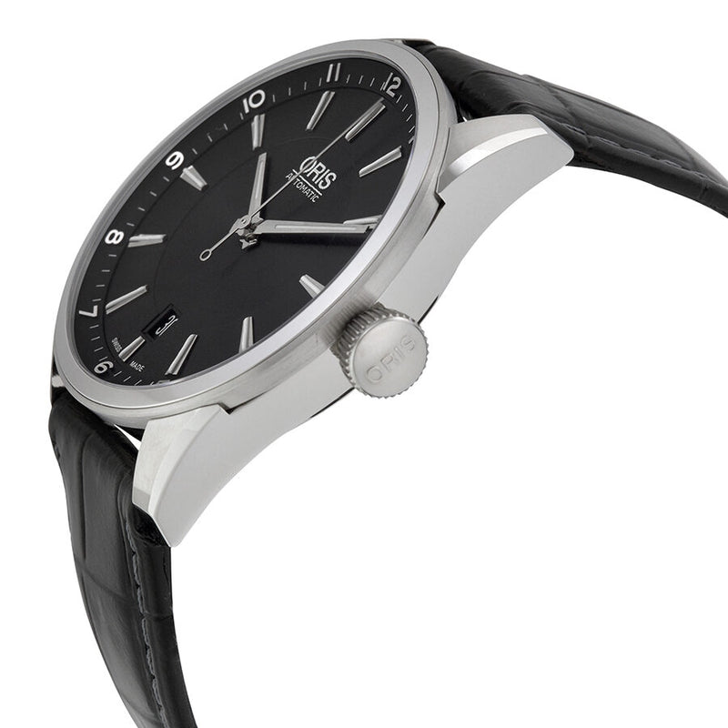 Oris Artix Automatic Black Dial Black Leather Men's Watch 733-7713-4034LS #01 733 7713 4034-07 5 19 81FC - Watches of America #2
