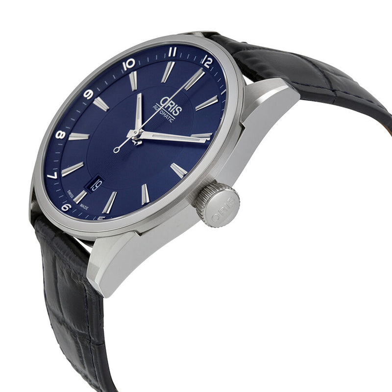 Oris Artix Blue Dial Blue Leather Strap Men's Watch 733-7713-4035LS #01 733 7713 4035-07 5 19 85FC - Watches of America #2