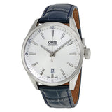 Oris Artix Date Automatic Silver Dial Men's Watch #733-7713-4031BLLS - Watches of America