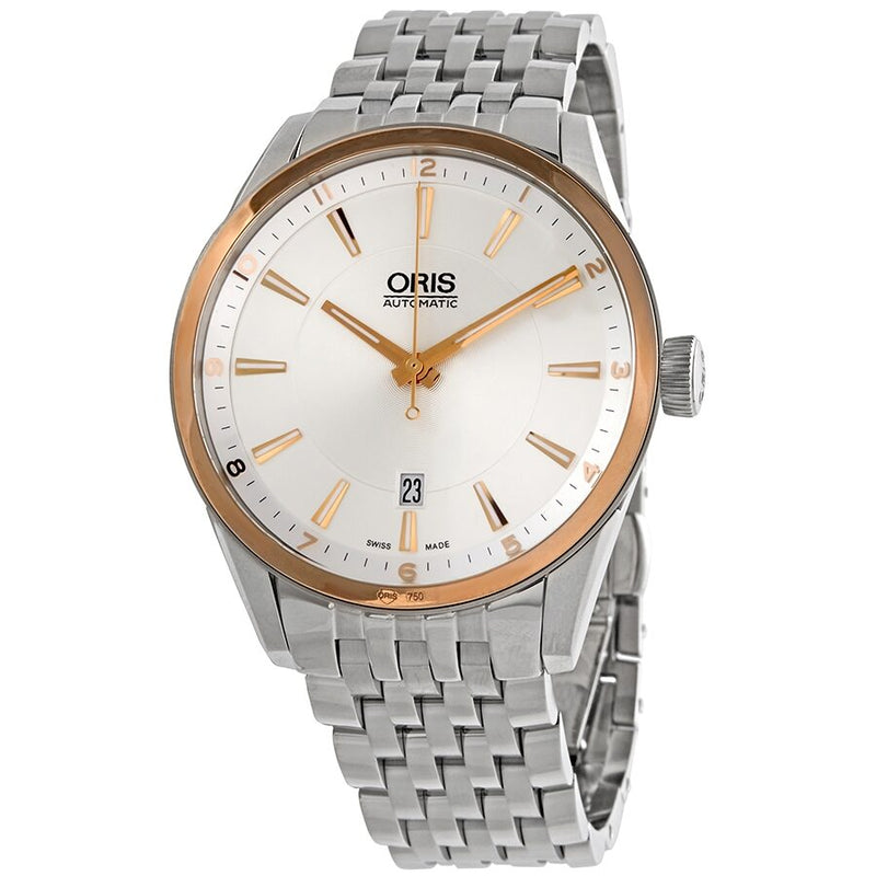 Oris Artix Date Automatic Silver Dial Men's Watch #01 733 7642 6331-07 8 21 80 - Watches of America