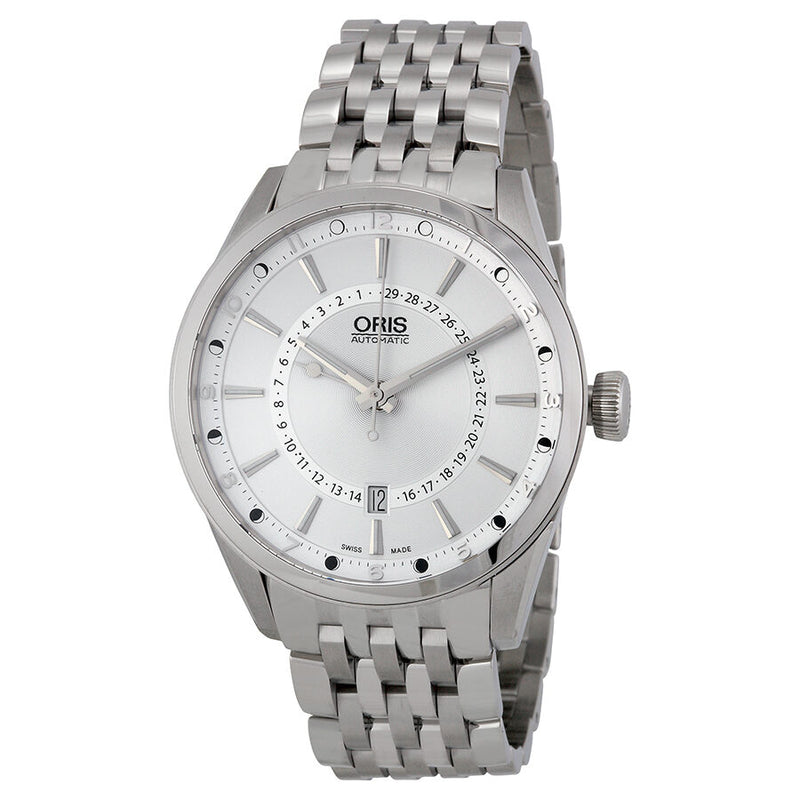 Oris Artix Pointer Moon Automatic Silver Dial Men's Watch 761-7691-4051MB#01 761 7691 4051-07 8 21 80 - Watches of America