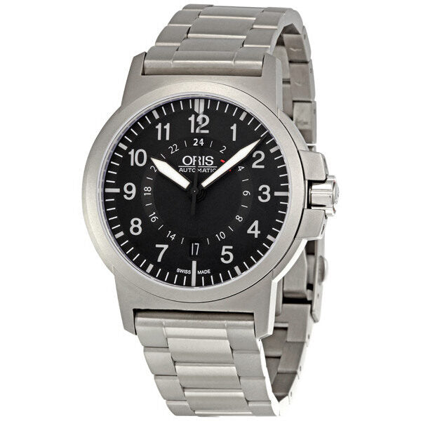 Oris BC3 Air Racing Black Dial Stainless Steel Case GMT Men's Watch 668-7647-7184SET#668-7647-7184 SET - Watches of America