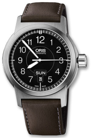 Oris BC3 Sportsman Day Date Black Dial Automatic Men's Watch 735-7640-4164LS#01 735 7640 4164 07 5 22 55 - Watches of America