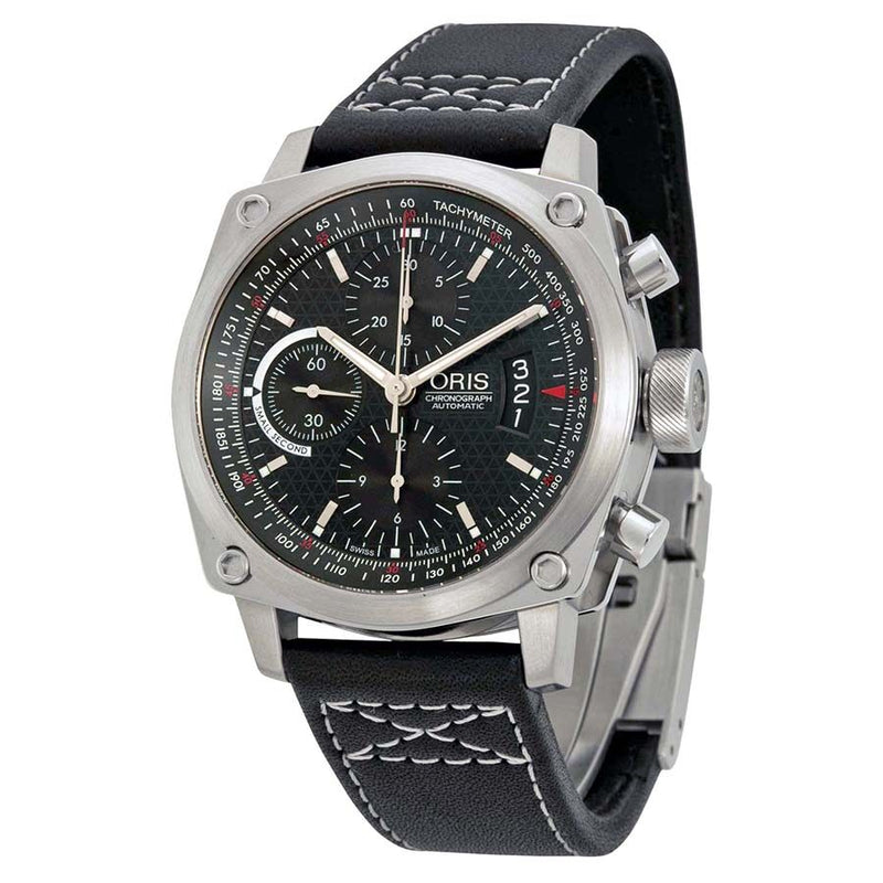 Oris BC4 Chronograph Automatic Black Dial Men's Watch 674-7616-4154LS#01 674 7616 4154-07 5 22 58FC - Watches of America