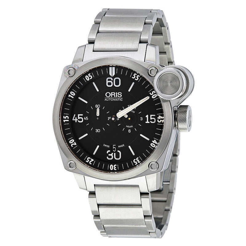 Oris BC4 Der Meisterflieger Automatic Black Dial Steel Men's Watch 749-7632-4194MB#01 749 7632 4194-07 8 22 58 - Watches of America