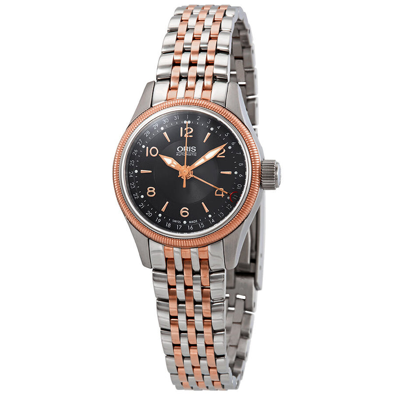 Oris Big Crown Pointer Date Two-tone Automatic Black Dial Ladies Watch #01 594 7680 4334-07 8 14 32 - Watches of America