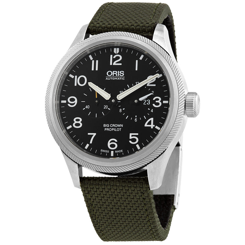 Oris Big Crown ProPilot Worldtimer Chronograph Automatic Black Dial Men's Watch #01 690 7735 4164-07 5 22 14FC - Watches of America