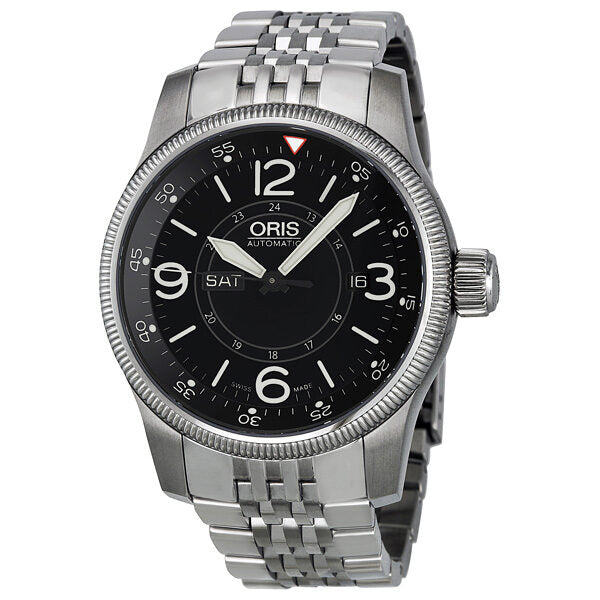 Oris Big Crown Timer Black Dial Stainless Steel Men's Watch 735-7660-4064MB#01 735 7660 4064-07 8 22 76 - Watches of America