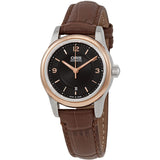 Oris Classic Date Automatic Black Dial Ladies Watch #01 561 7650 4334-07 - Watches of America