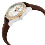 Oris Classic Date Automatic Silver Dial Brown Leather Ladies Watch #01 561 7650 4331-07 5 14 10 - Watches of America #2