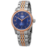 Oris Classic Date Automatic Blue Dial Two-tone Men's Watch 01 733 7594 4335-07#01 733 7594 4335-07 8 20 63 - Watches of America