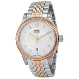 Oris Classic Date Silver Dial Two-tone Stainless Steel Men's Watch #01 733 7594 4331-07 8 20 63 - Watches of America