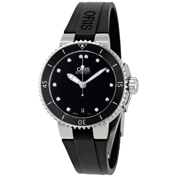 Oris Divers Reloj autom tico con esfera de diamante negro 733 7652