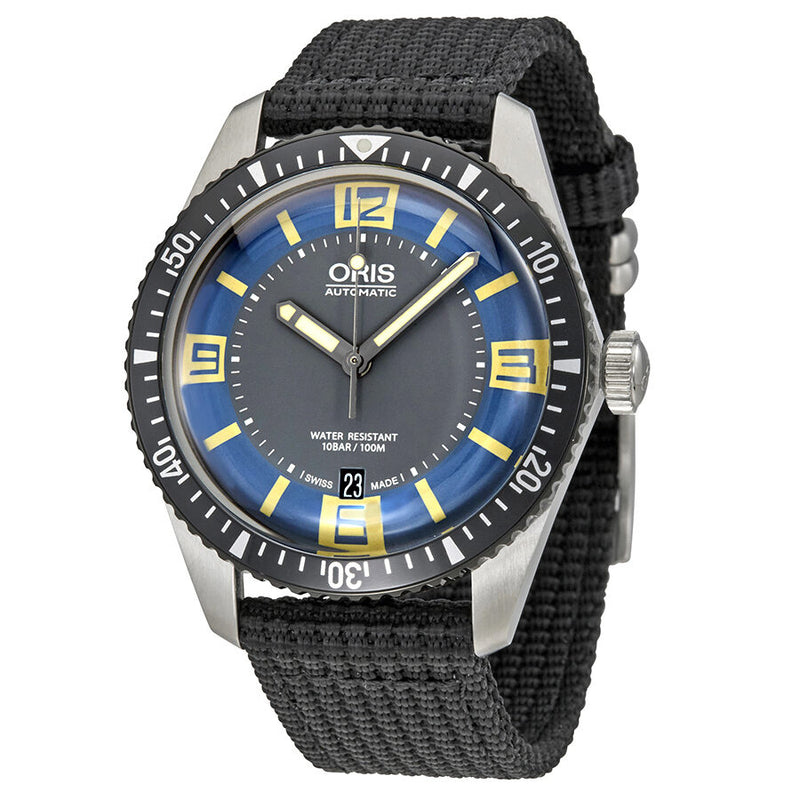 Oris Divers Automatic Blue and Grey Dial Men's Watch #733-7707-4065BKFS3 - Watches of America