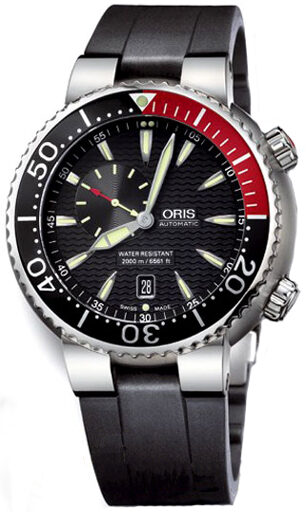 Oris Divers Carlos Coste Men's Automatic Coke Bezel Watch #643-7584-7154RS - Watches of America