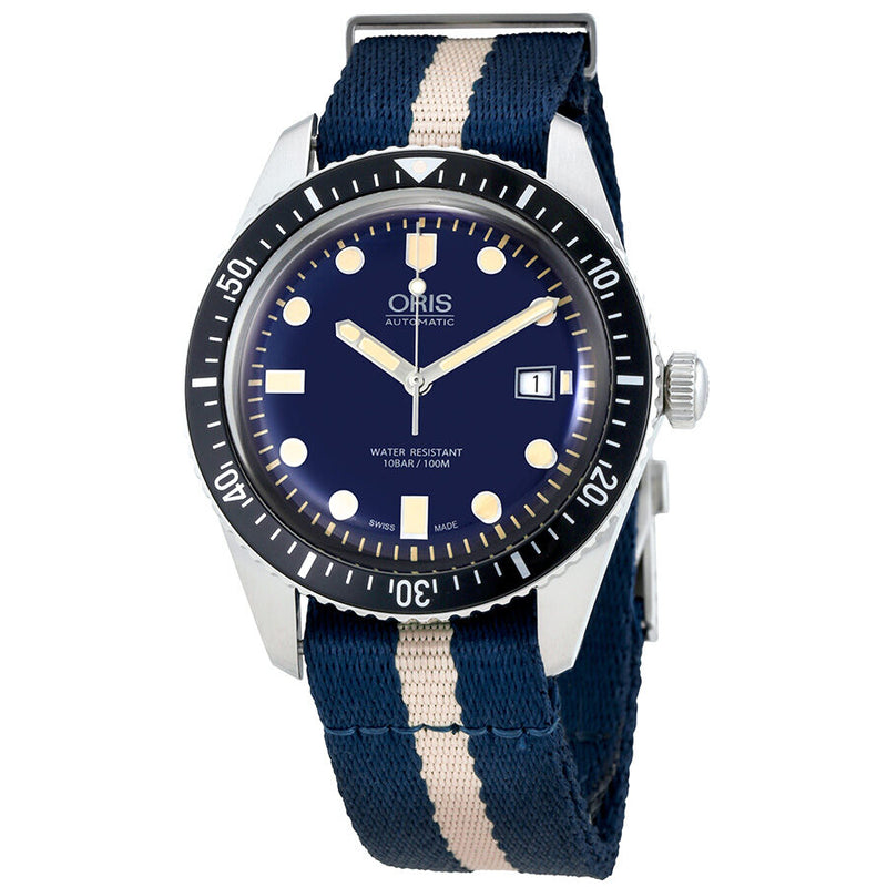 Oris Divers Sixty-Five Automatic Blue Dial Men's Watch #01 733 7720 4055-07 5 21 29FC - Watches of America