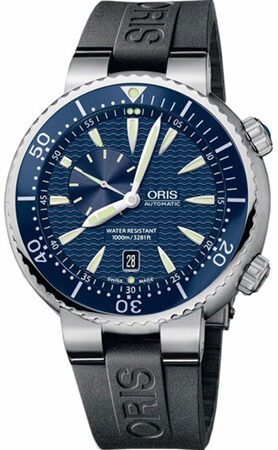 Oris Divers Small Second Men's Automatic Watch 643-7609-8555RS#01 643 7609 8555 07 4 24 34EB - Watches of America