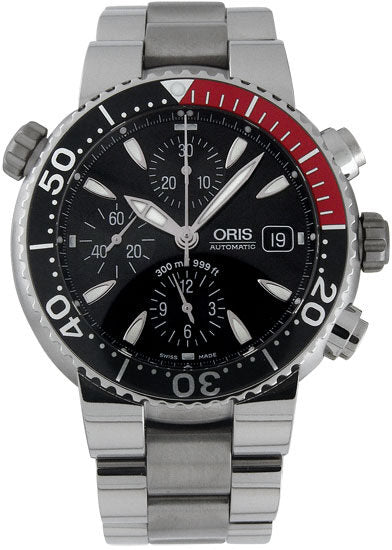 Oris Divers Titan Chronograph Automatic Coke Bezel Men's Watch #674-7542-7154MB - Watches of America