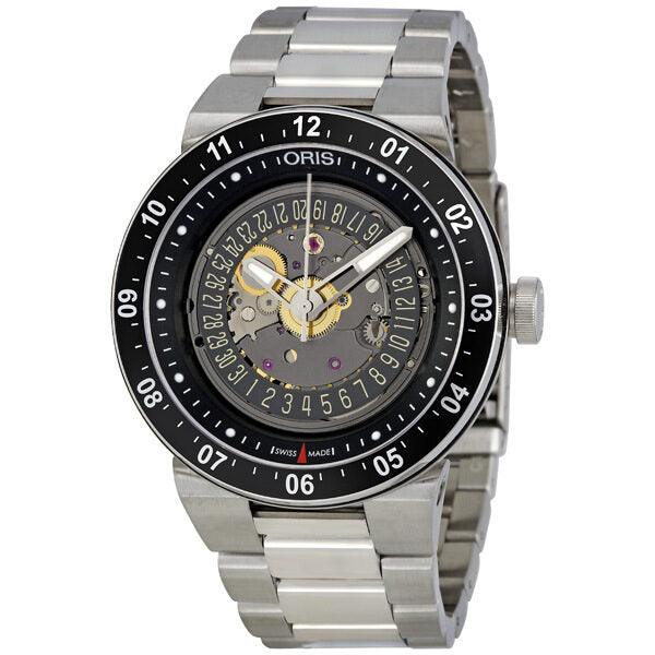 Oris Men's Williams F1 Team Skeleton Date  Automatic Watch 733-7613-4114MB#01 733 7613 4114 07 8 24 75 - Watches of America