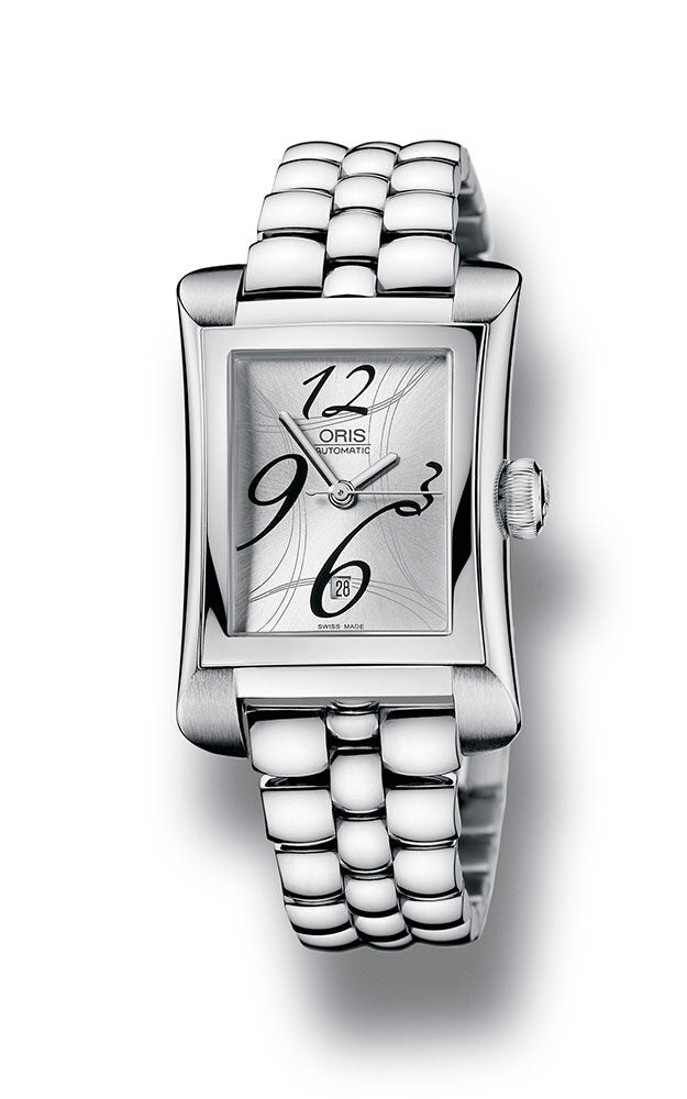 Oris Rectangular Automatic Ladies Watch #01 561 7620 4061-07 8 16 75 - Watches of America