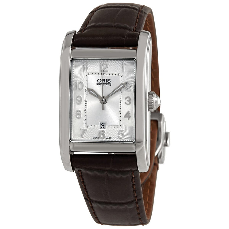 Oris Rectangular Automatic Silver Dial Ladies Watch #01 561 7692 4061-07 5 18 20FC - Watches of America