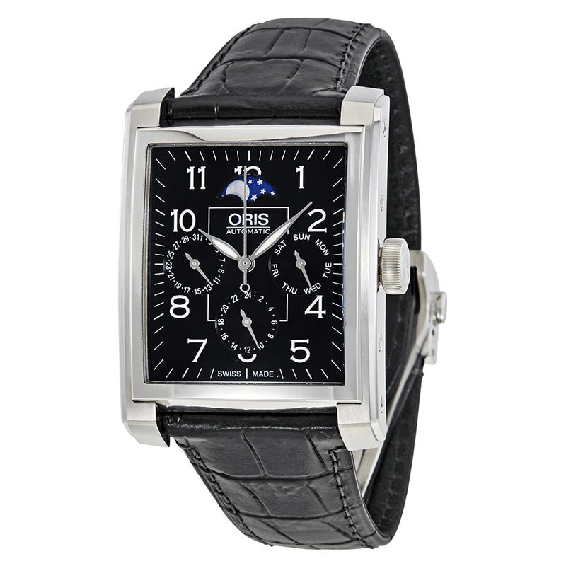 Timex Unisex Black Analog Rectangular Stainless Steel Dial Watch - TW2