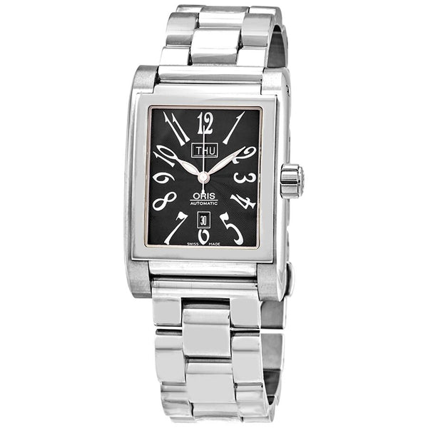 Oris rectangular date on sale automatic
