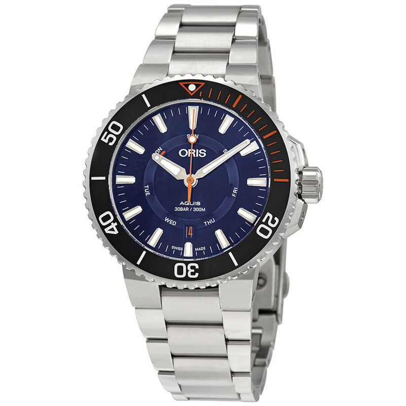 Oris Staghorn Restoration Automatic Blue Dial Men's Watch #01 735 7734 4185-SET MB - Watches of America