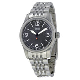 Oris Swiss Hunter Team Black Dial Stainless Steel  Mid Size Watch #733-7649-4063MB - Watches of America