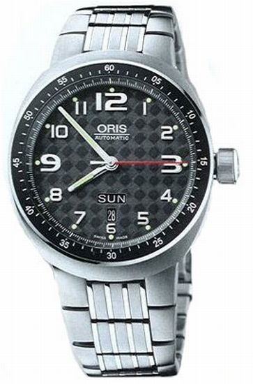 Oris TT3 Day Date Titanium Men's Automatic Watch #635-7588-7064MB - Watches of America