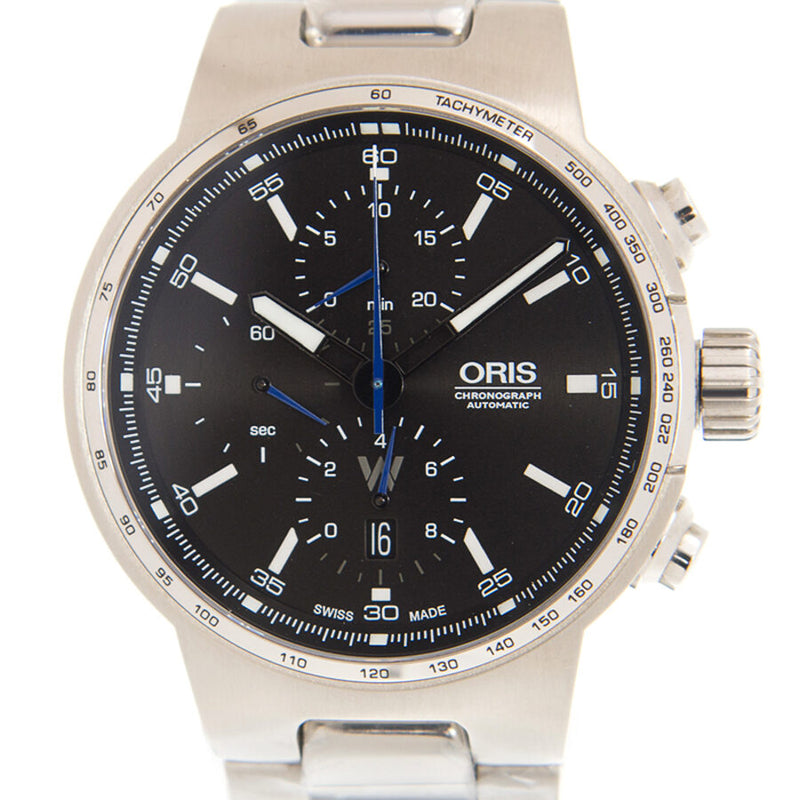 Oris Williams Chronograph Automatic Black Dial Unisex Watch #774 7717 4154 8 24 50 - Watches of America #2