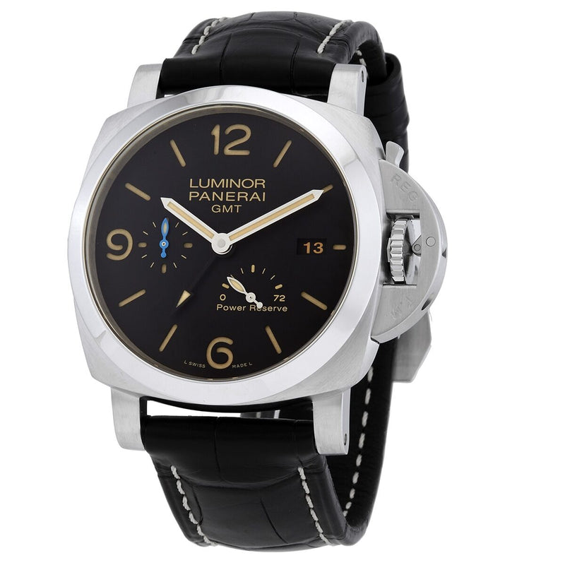 Panerai Luminor 1950 GMT Automatic Black Dial 44 mm Men's Watch #PAM01321 - Watches of America
