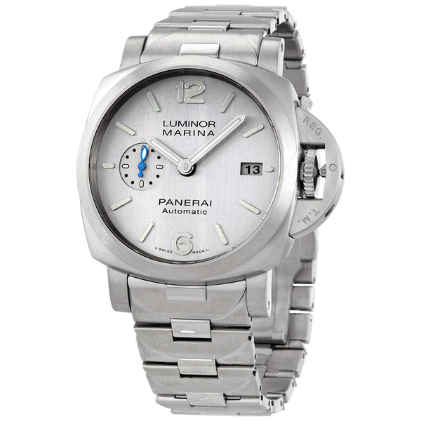 Panerai Luminor 1950 Automatic Silver Dial Men's 42 mm Watch #PAM00977 - Watches of America